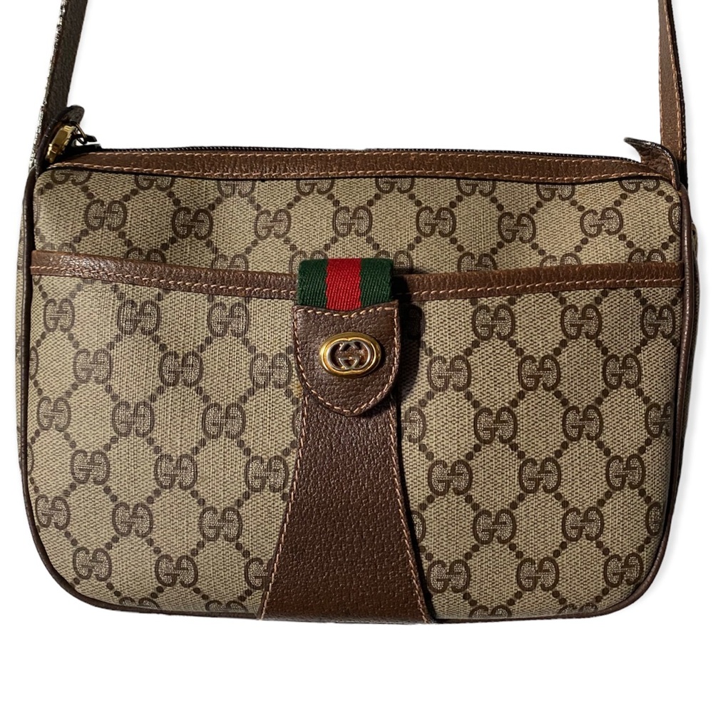 GUCCI Vintage Ophidia GG monogram logo crossbody bag